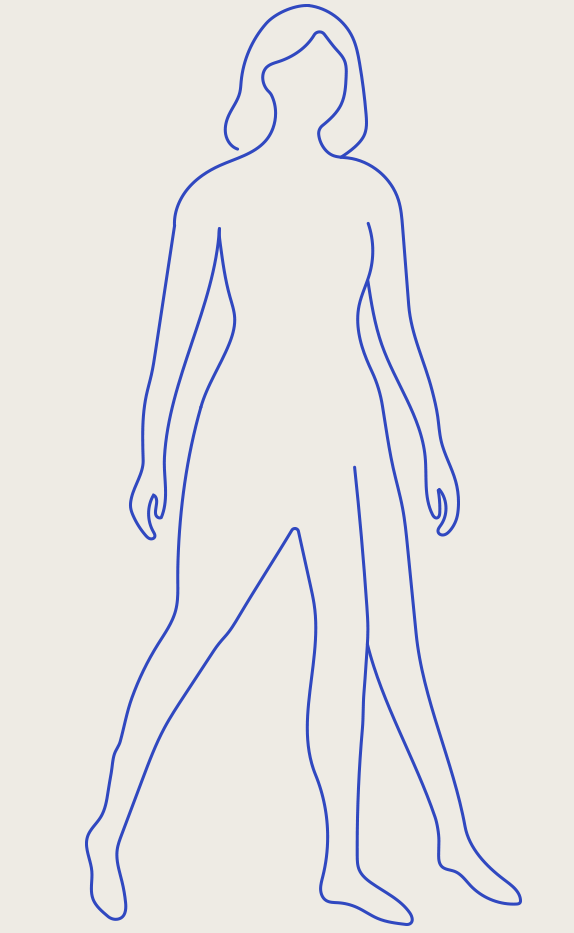 Illustration of a character with a newly sprouted leg, levitating in space.